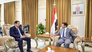 ​وكيل وزارة الخارجية يلتقي سفير المغرب لدى اليمن